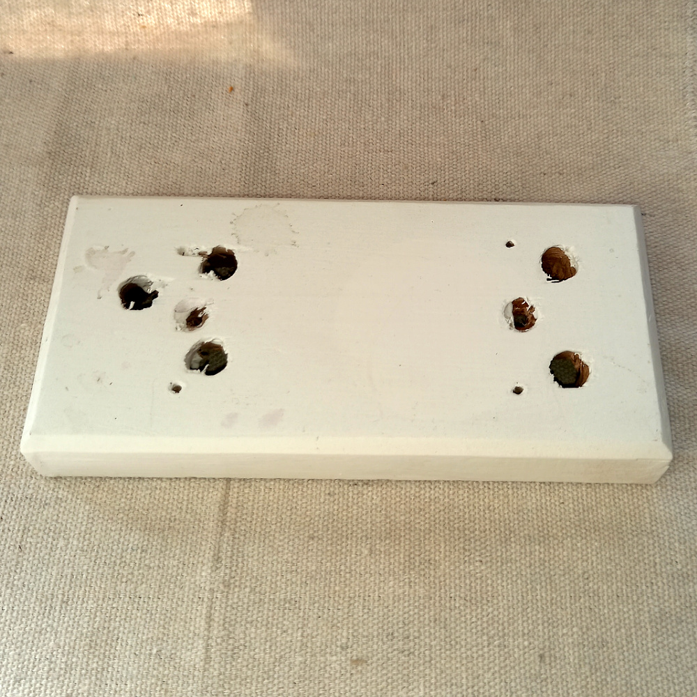 Vintage Wooden Mounting Block 72/153mm (ANTV-072)