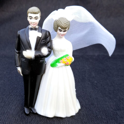 Vintage Wedding Cake Topper (KIT-021)