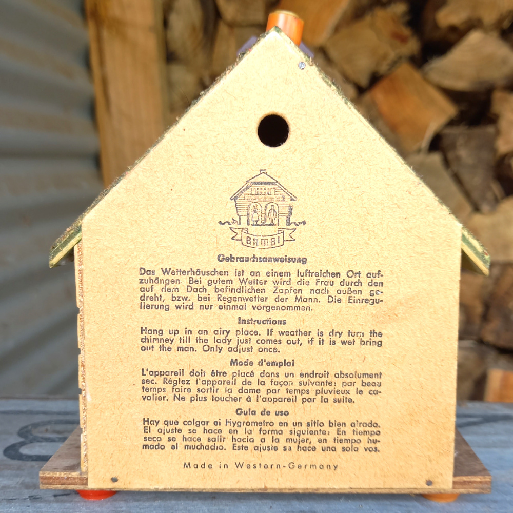 Vintage German Alpine Weather House by Bambi (SANT-012) - Image 4