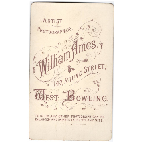 CdV of a Man by William Ames West Bowling (ANPH-078) - Image 2