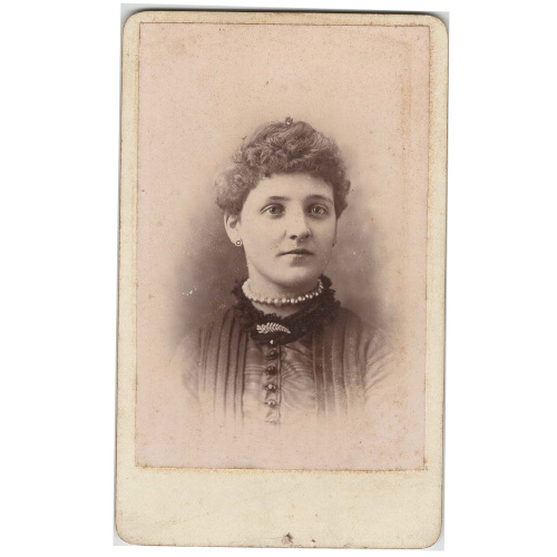 CdV of a Young Woman by Unknown Photographer (ANPH-087)