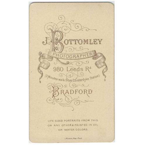 CdV of a Man by J Bottomley Bradford (ANPH-089) - Image 2