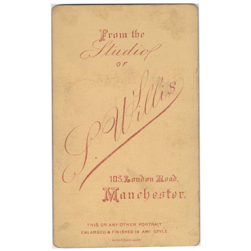 CdV of a Woman by S Willis Manchester (ANPH-100) - Image 2