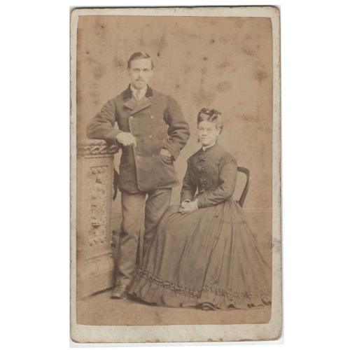 CdV of a Couple by J Grey Stonehouse Devon (ANPH-106)