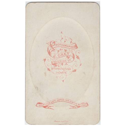 CdV of a Man by J Grey Stonehouse Devon (ANPH-111) - Image 2