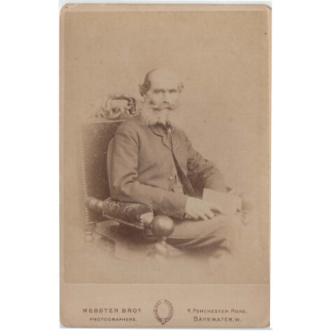 Cabinet Card of a Man by Webster Bros Bayswater (ANPI-017)