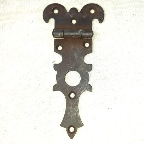 Antique Decorative Iron Hinges x2 (ANTM-019)