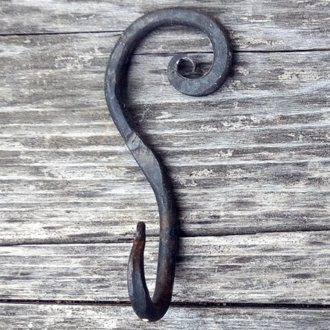 Forged Wrought Iron Hook (ANTM-023)