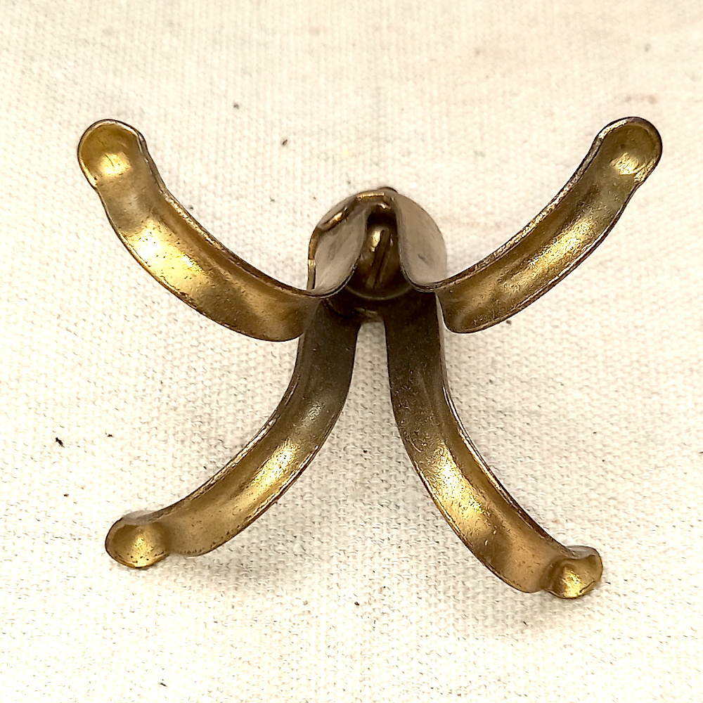 Vintage Rotating Wardrobe Ceiling Hook Brass Coated (ANTM-027) - Image 2