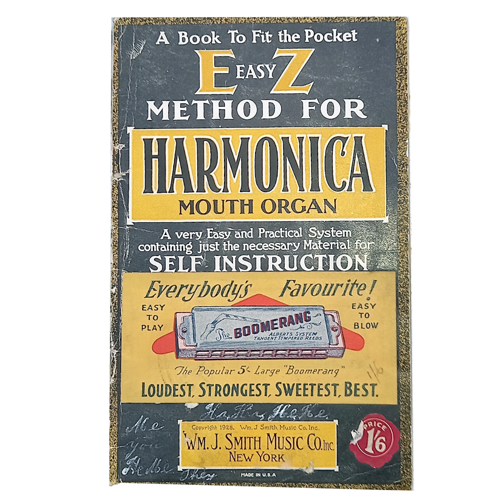 1928 E - Z Method For Harmonica Mouth Organ (BKM-014)