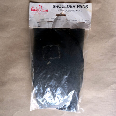 Vintage Shoulder Pads Pair by Charles Parsons (MIS-028)