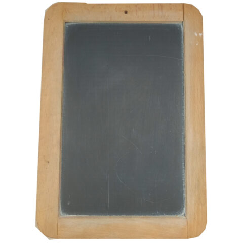 Vintage Writing School Slate With Wooden Frame (MISC-014)