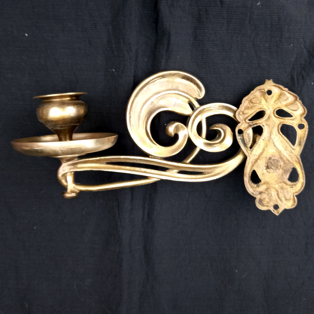 Single Antique Brass Piano Sconce (SANT-017) - Image 2