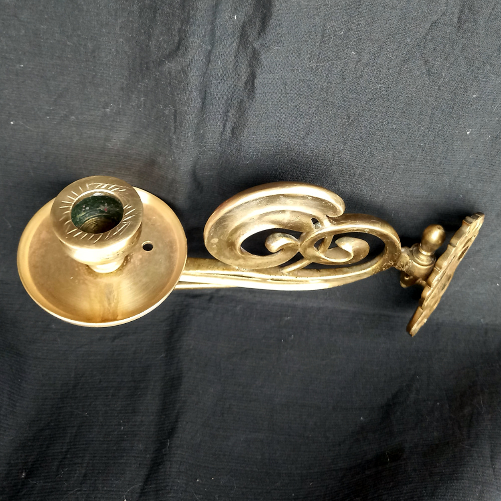 Single Antique Brass Piano Sconce (SANT-017) - Image 3