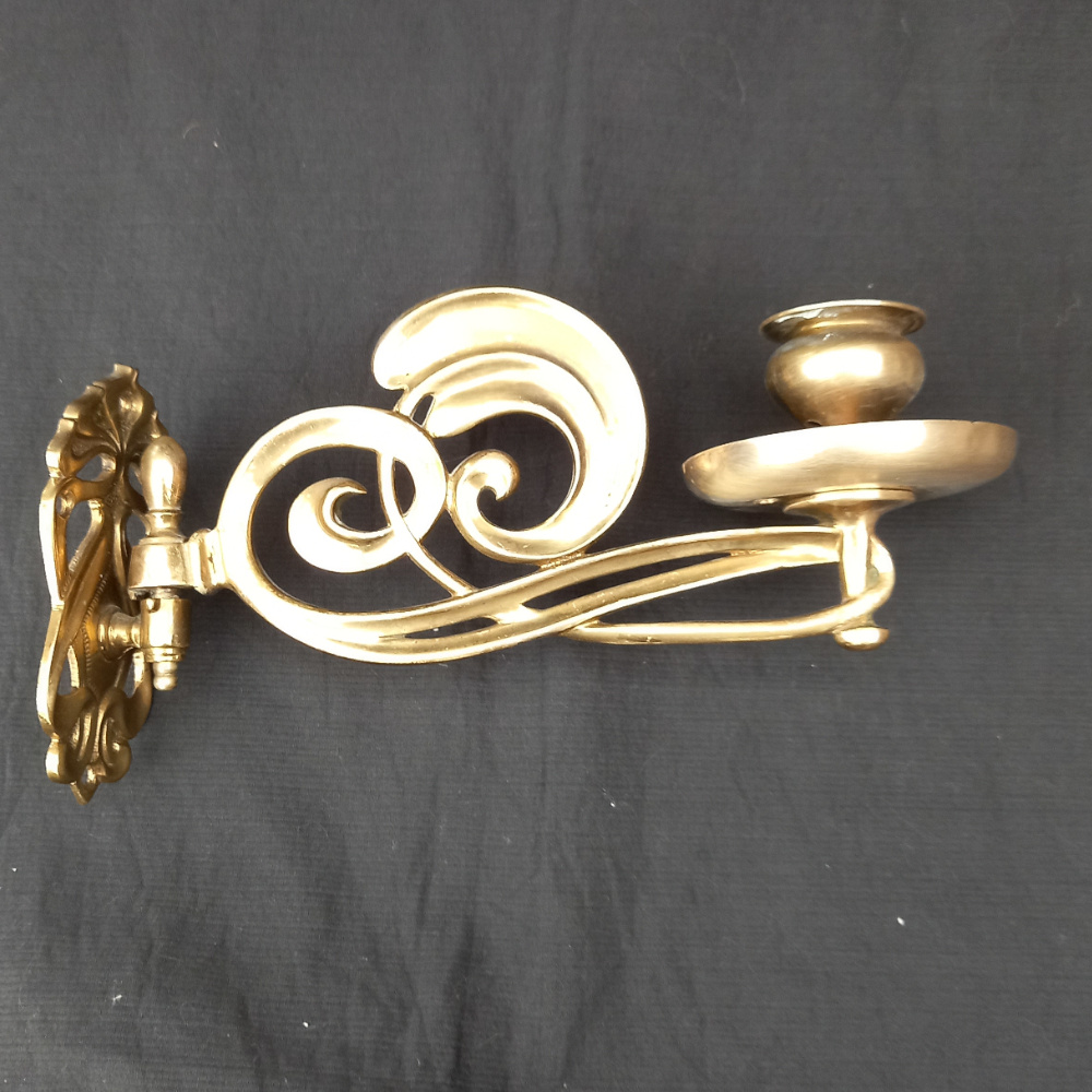 Single Antique Brass Piano Sconce (SANT-017)