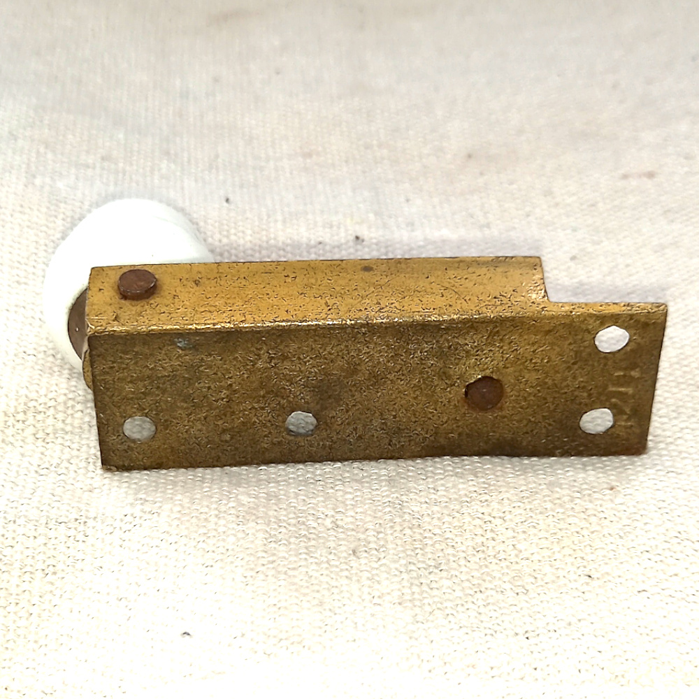 Victorian Brass/Ceramic Sash Fastener (WIND-011) - Image 5