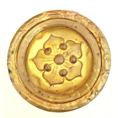 Victorian Decorative Brass Curtain Tie-Back (ANTM-036)