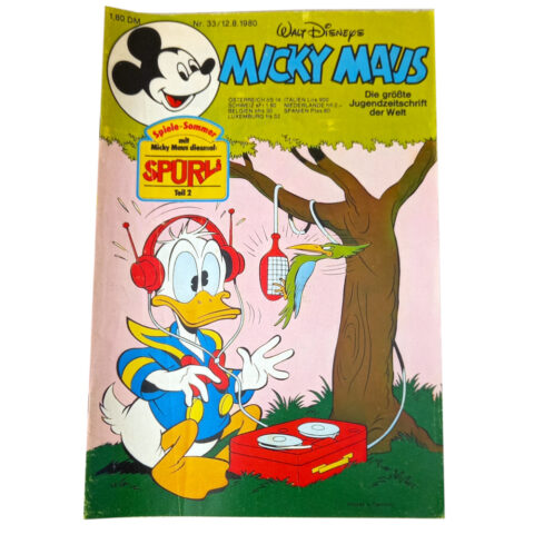 1980 Mickey Mouse No 33 by Walt Disney (BKCO-002)