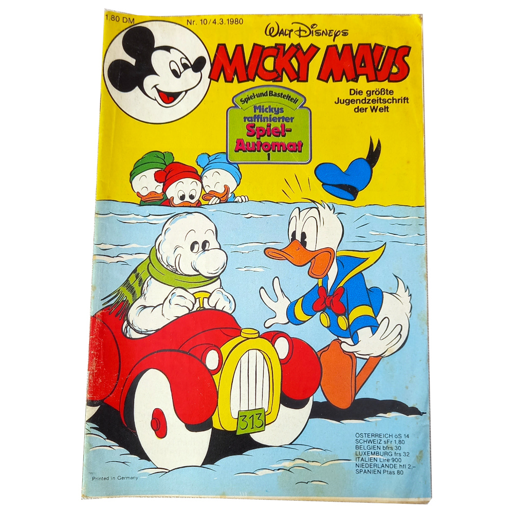 1980 Mickey Mouse No 10 by Walt Disney (BKCO-003)