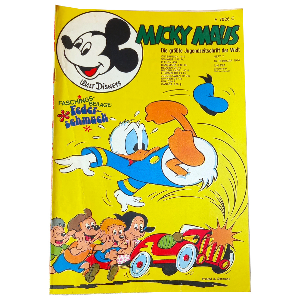 1974 Mickey Mouse No 7 by Walt Disney (BKCO-004)