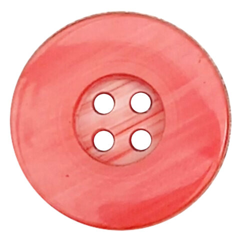 17mm Button Pink-Orange 1980s NOS (BUT-054S)