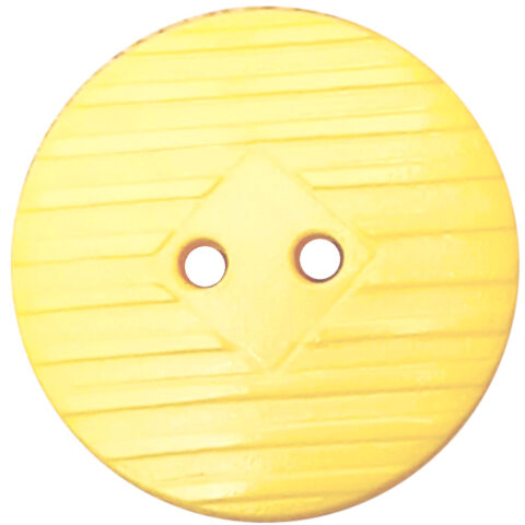 15mm Button Light Yellow 1980s NOS (BUT-066XS)