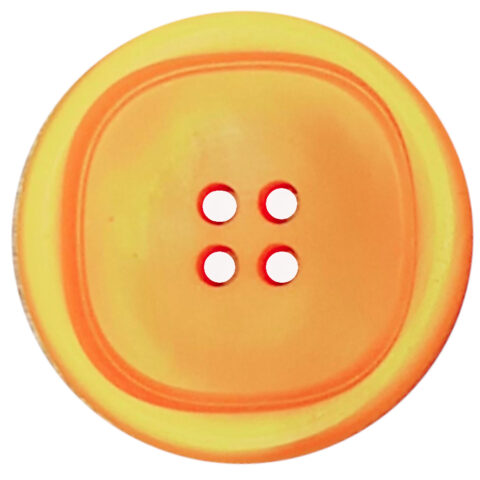 27mm Button Deep Yellow-Orange Marbled 1980s NOS (BUT-067M)