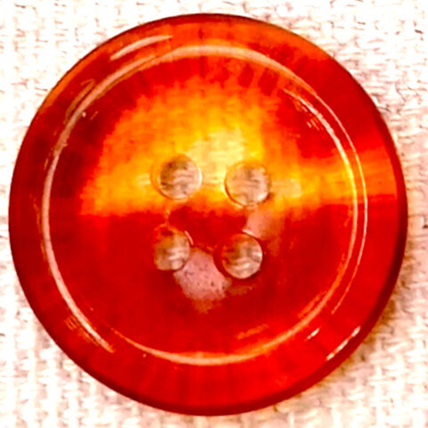 17mm Button Mock Tortoiseshell Translucent 1980s NOS (BUT-068M)