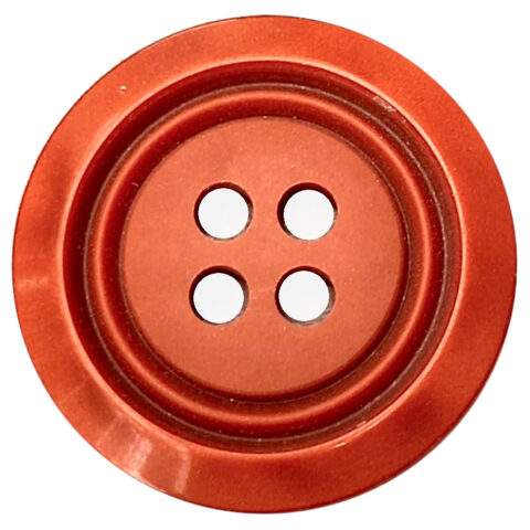 27mm Button Muted Red-Brown 1980s NOS (BUT-073M)