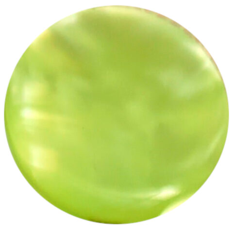 12mm Button Bright Lime-Green 1980s NOS (BUT-074XS)