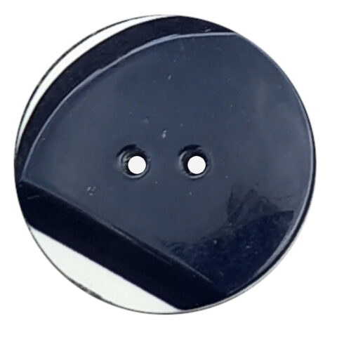 23mm Vintage Buttons Black and White 1950s (BUT-083)