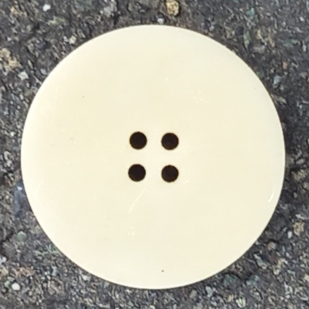 22mm Vintage Buttons Black and White 1950s (BUT-084) - Image 2