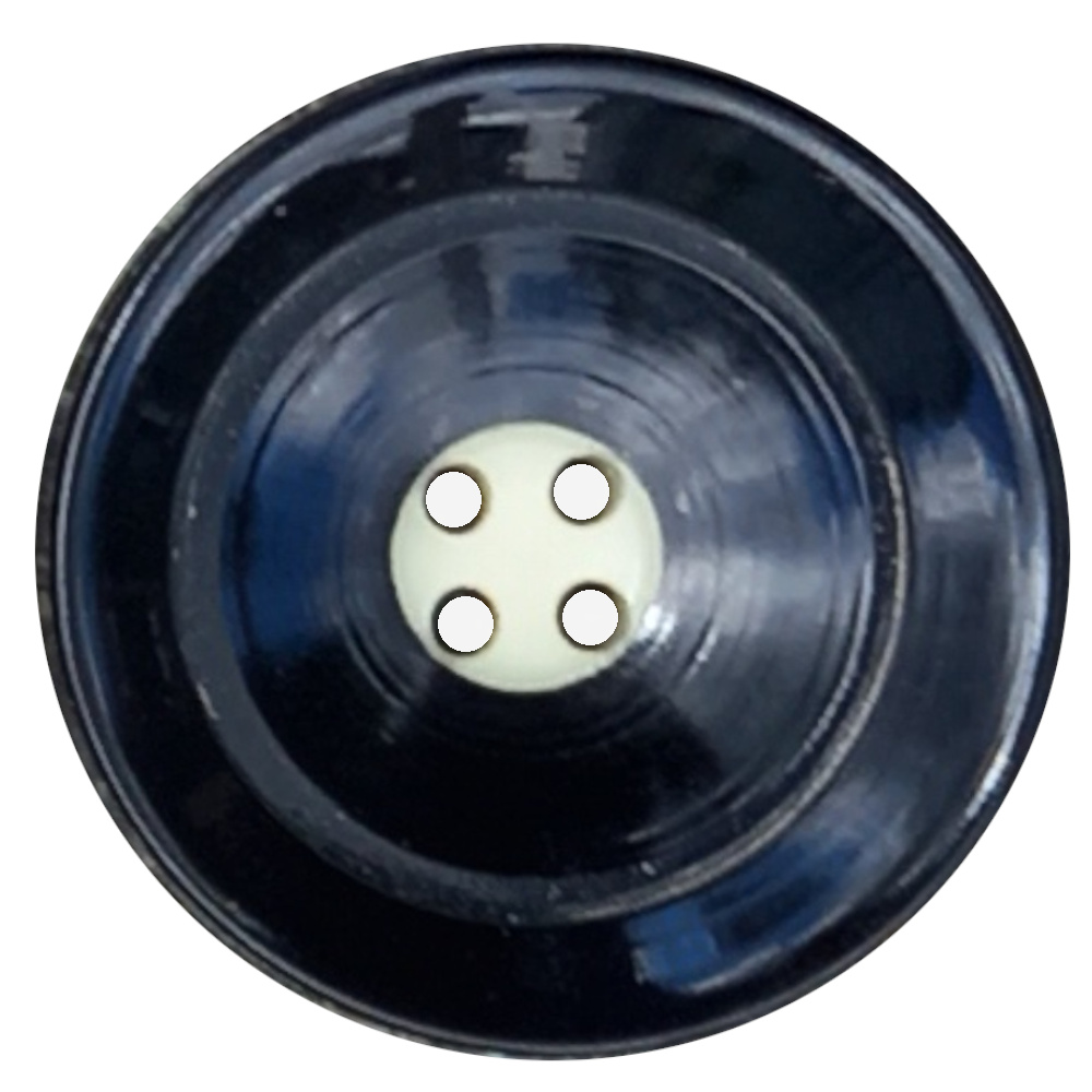 22mm Vintage Buttons Black and White 1950s (BUT-084)