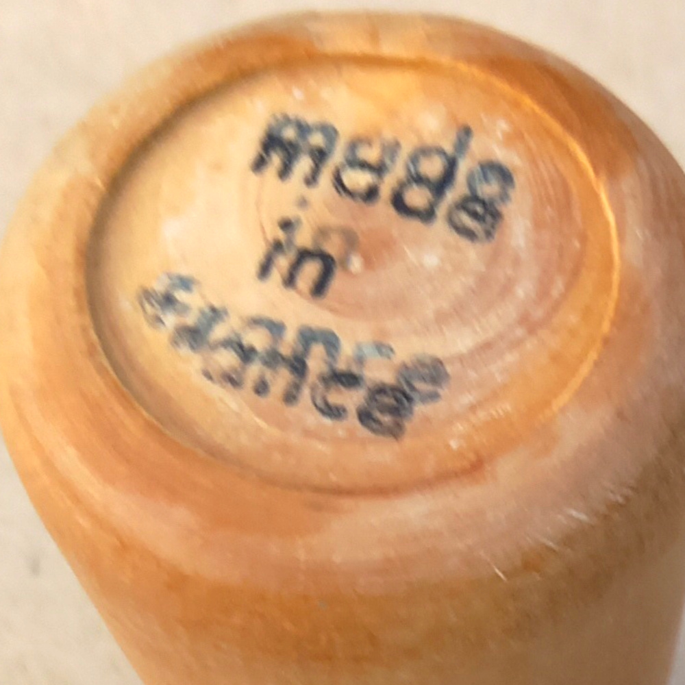 Vintage Turned Wood Pepper Shaker (KIT-027) - Image 5