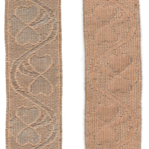 32mm Silver Metallic Jacquard Ribbon (RS-002) 2.4m