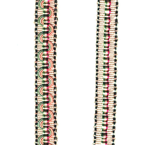 12mm Gimp Trim Multi-Coloured (UB-026) sold by the meter
