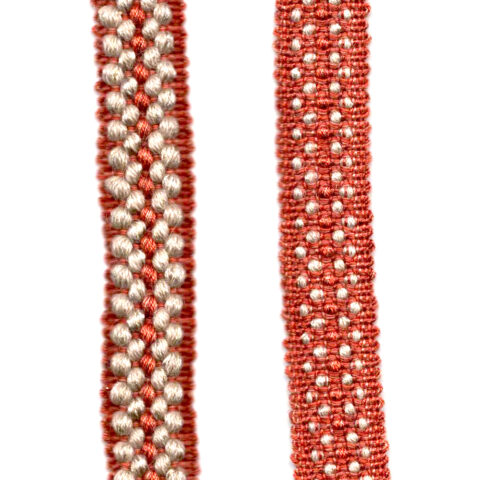 15mm Vintage Upholstery Braid Cream/Tan (UB-028B) Length=2m