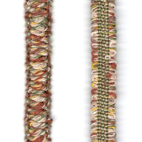 15mm Vintage Upholstery Braid Multi Coloured (UB-029) Length=2.7m
