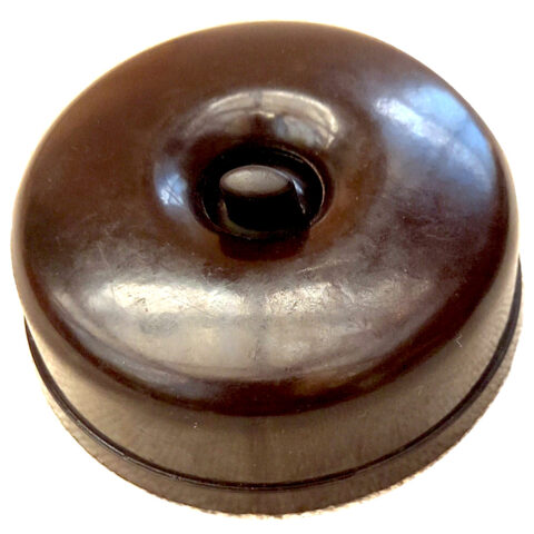 Bakelite Rocker Switch Brown 13A 250VAC by GEC (ANTV-104)