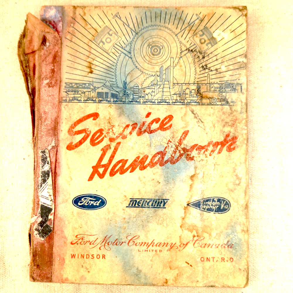 1940s Service Handbook Ford Mercury Lincoln Zephyr V12 (BKAE-005)