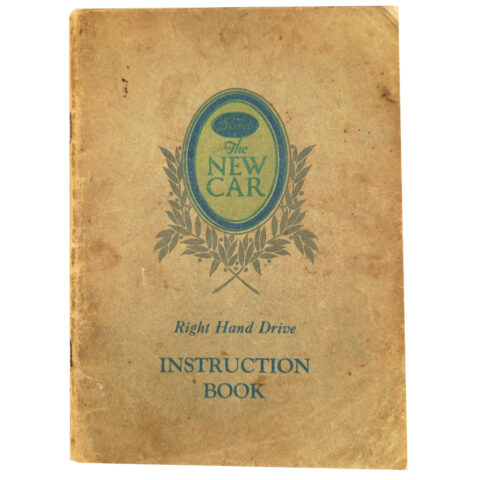 1929 Ford the New Car Right Hand Drive Instruction Book (BKAE-012)