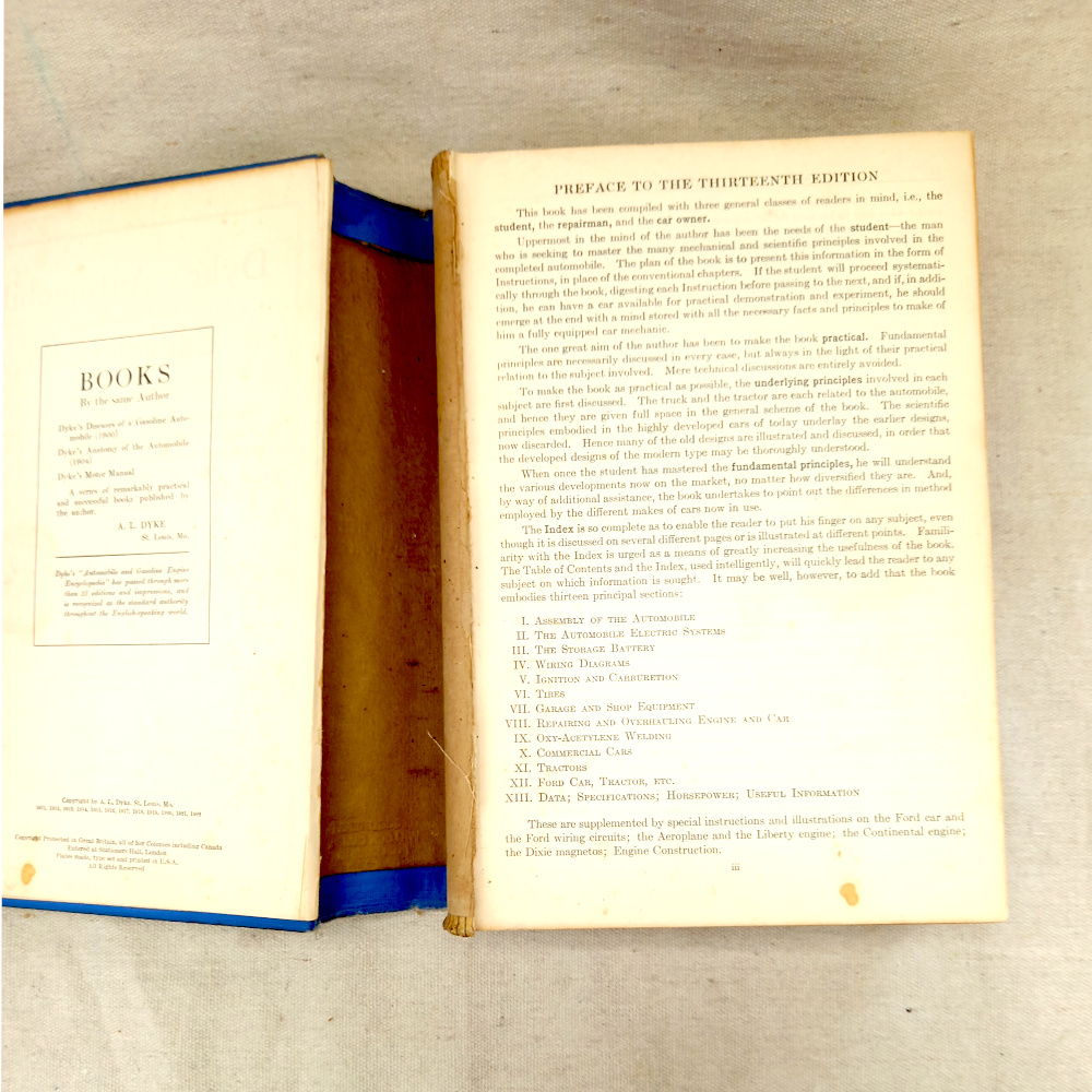 1922 Dyke's Automobile and Gasoline Engine Encyclopedia (BKAE-016) - Image 2