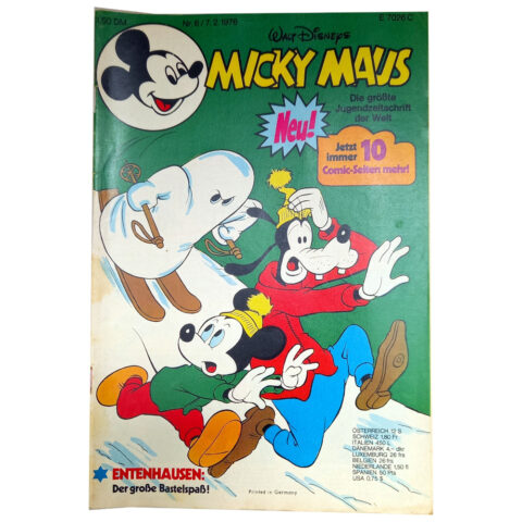 1976 Mickey Mouse No 6 by Walt Disney (BKCO-017)