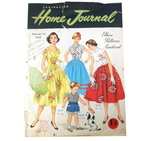 1958 Australian Home Journal with Patterns (BKSP-017)
