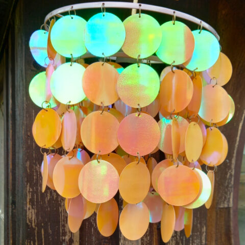 Retro Lamp Shade with Round Discs (LAMP-006)