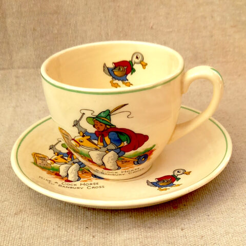Cup and Saucer Kelston Potteries Nursery Time (ANCP-001)