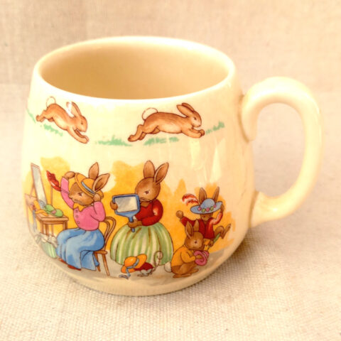 Royal Doulton Bunnykins Mug Vintage Nurseryware Collectible (ANCP-002)