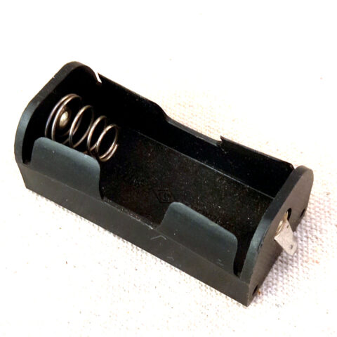 Battery Holder Plastic with Solder Lugs for 1x C (ANDC-005)