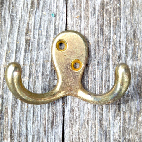 Solid Double Coat Hook (ANTM-043)