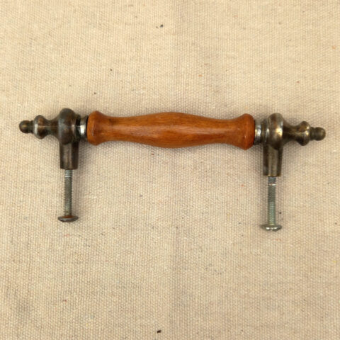 Vintage Wood/Metal Cabinet Handle C/C=95mm (ANTR-073)